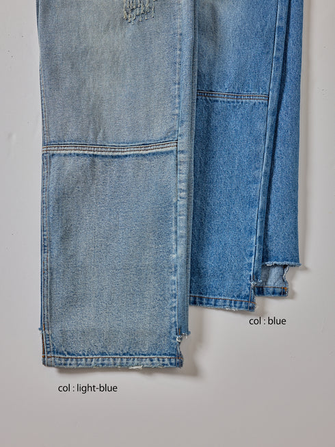 HIGH RISE TUCK WIDE PANTS /Y253-31101